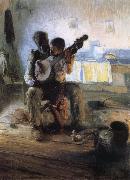Henry Ossawa Tanner The Banjo Lesson USA oil painting artist